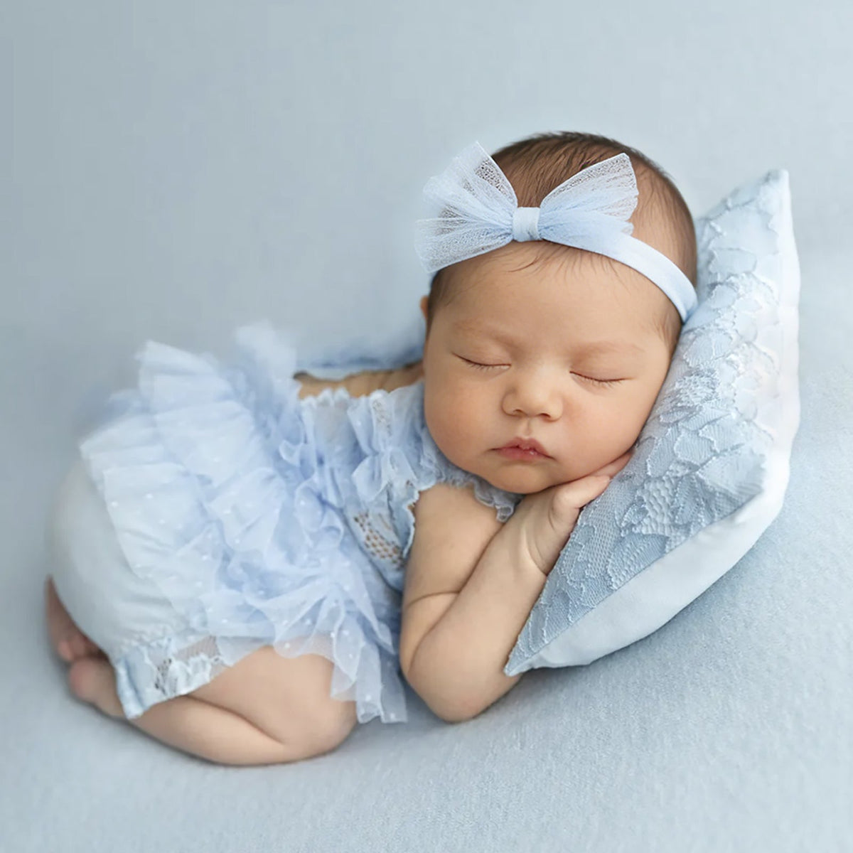 Newborn Photo Props Lace Romper Outfit Baby Girl Tutu Dress - ForBaysyAngel