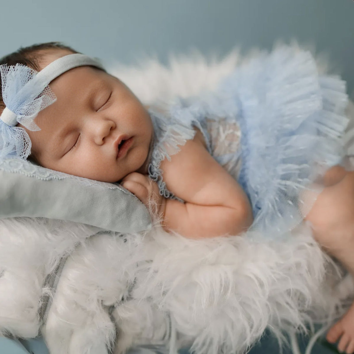 Newborn Photo Props Lace Romper Outfit Baby Girl Tutu Dress - ForBaysyAngel