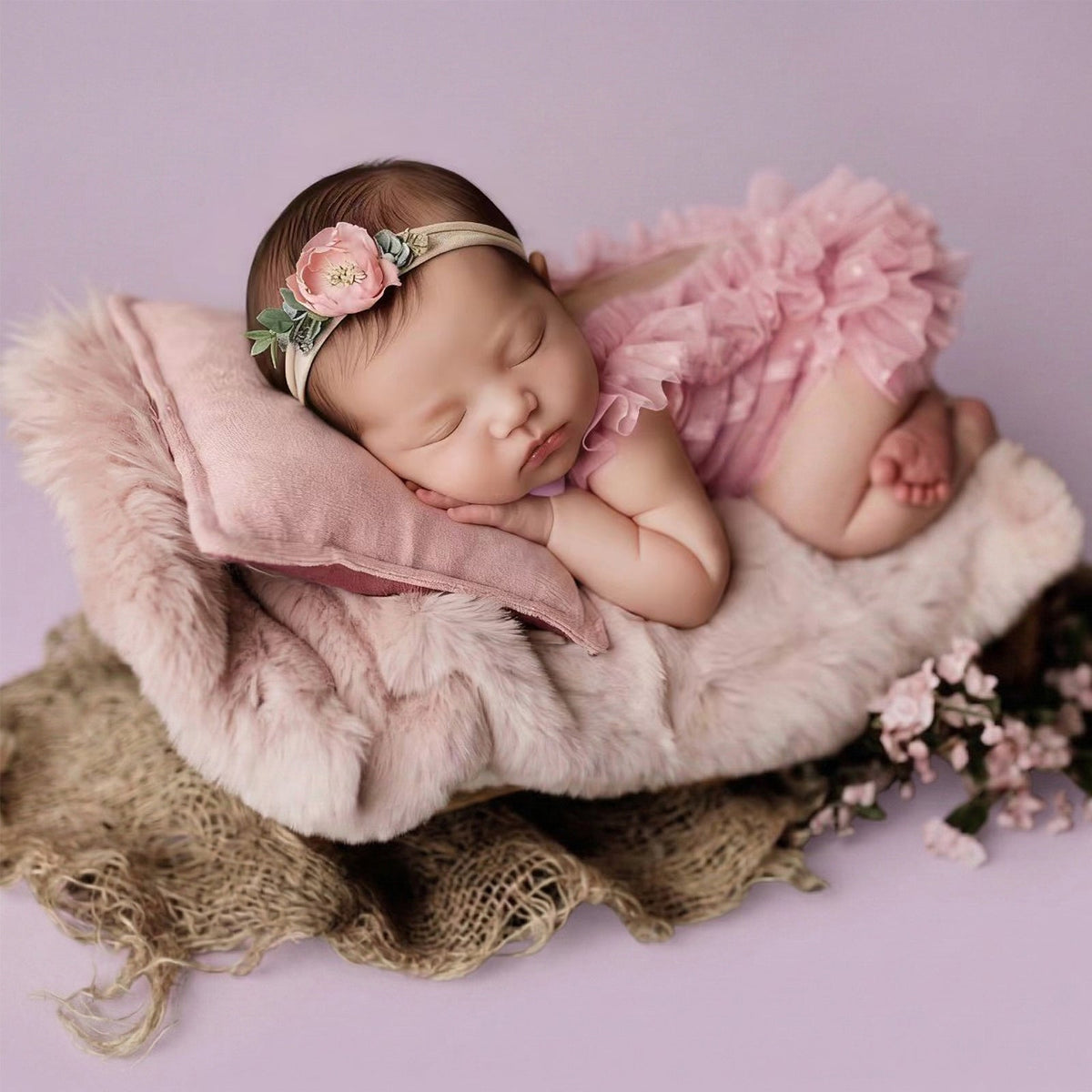 Newborn Photo Props Lace Romper Outfit Baby Girl Tutu Dress - ForBaysyAngel
