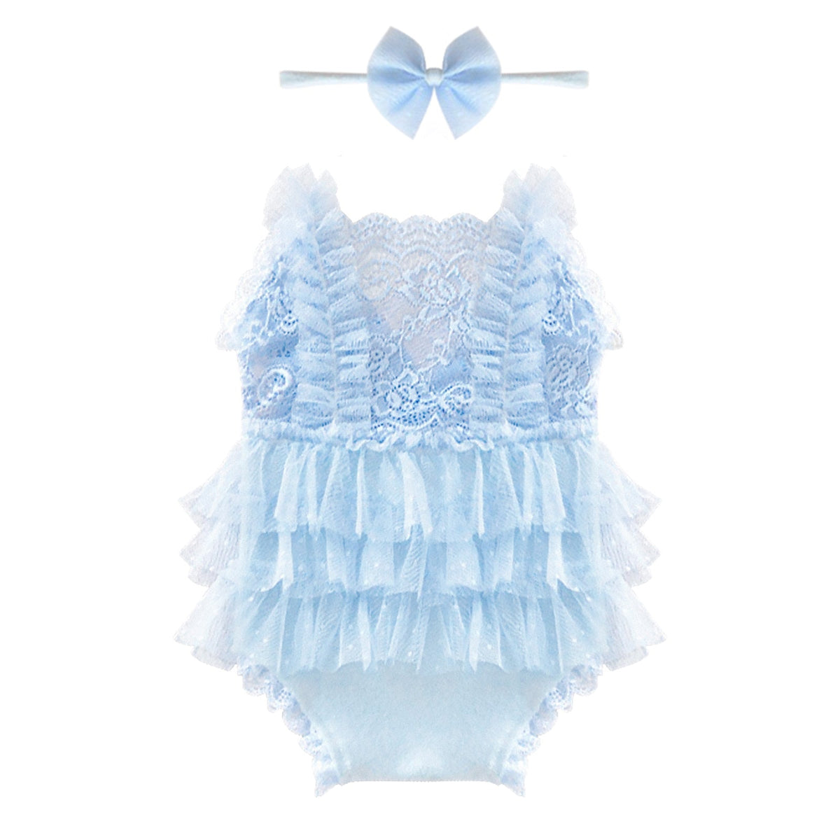 Newborn Photo Props Lace Romper Outfit Baby Girl Tutu Dress - ForBaysyAngel