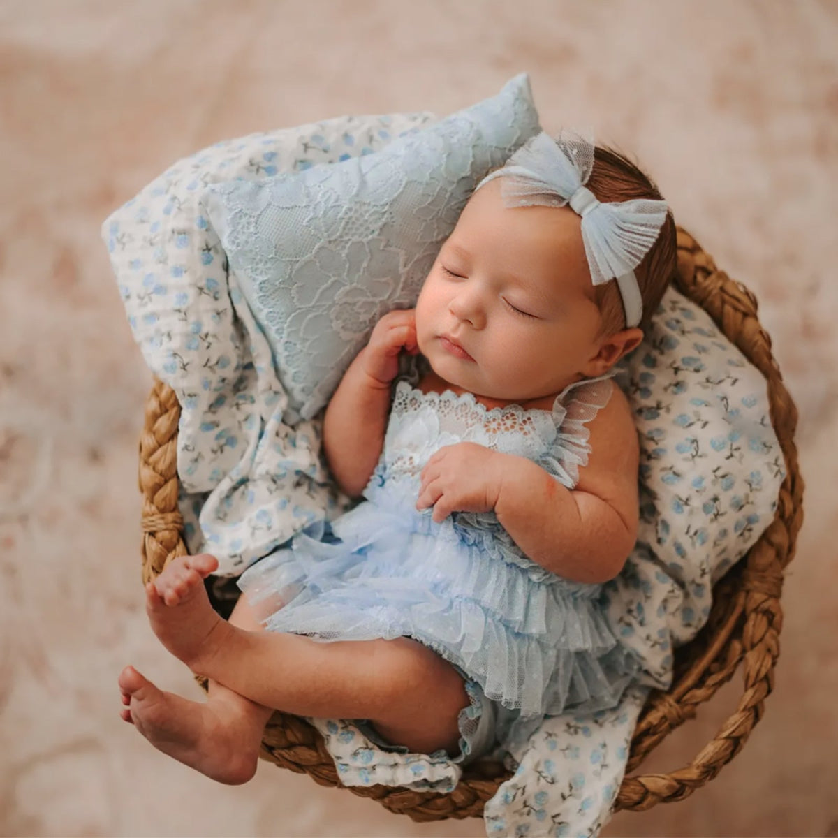 Newborn Photo Props Lace Romper Outfit Baby Girl Tutu Dress - ForBaysyAngel