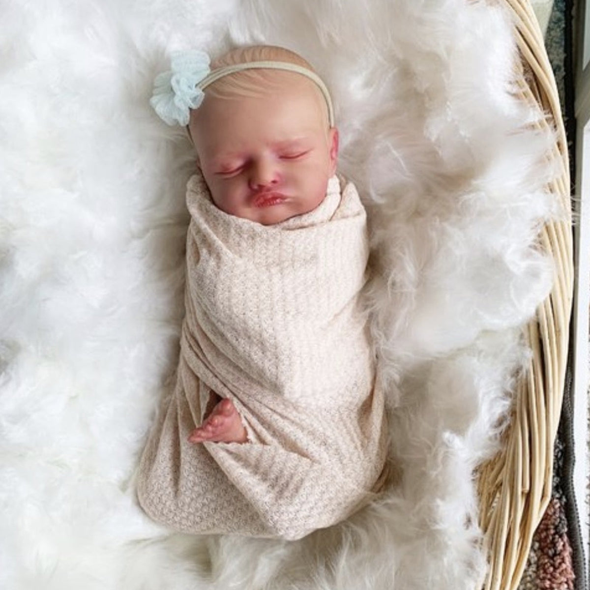 Newborn Photography Waffle Wrap (59" x 15") Newborn Photography Props for Baby Boys and Girls - ForBaysyAngel