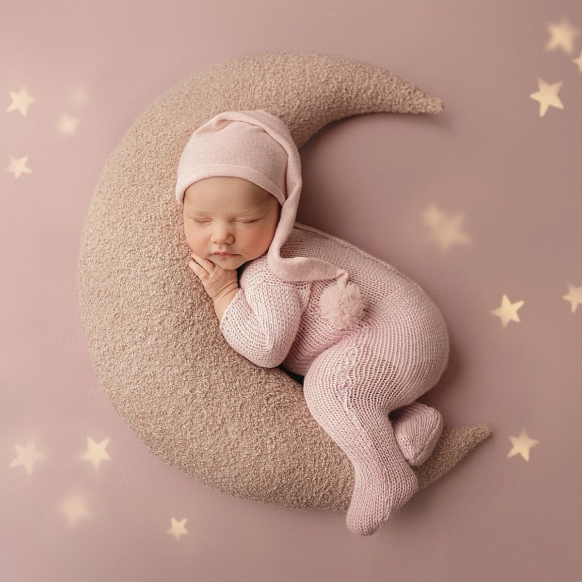 Newborn Teddy Bear Photography Outfit Romper & Hat - ForBaysyAngel