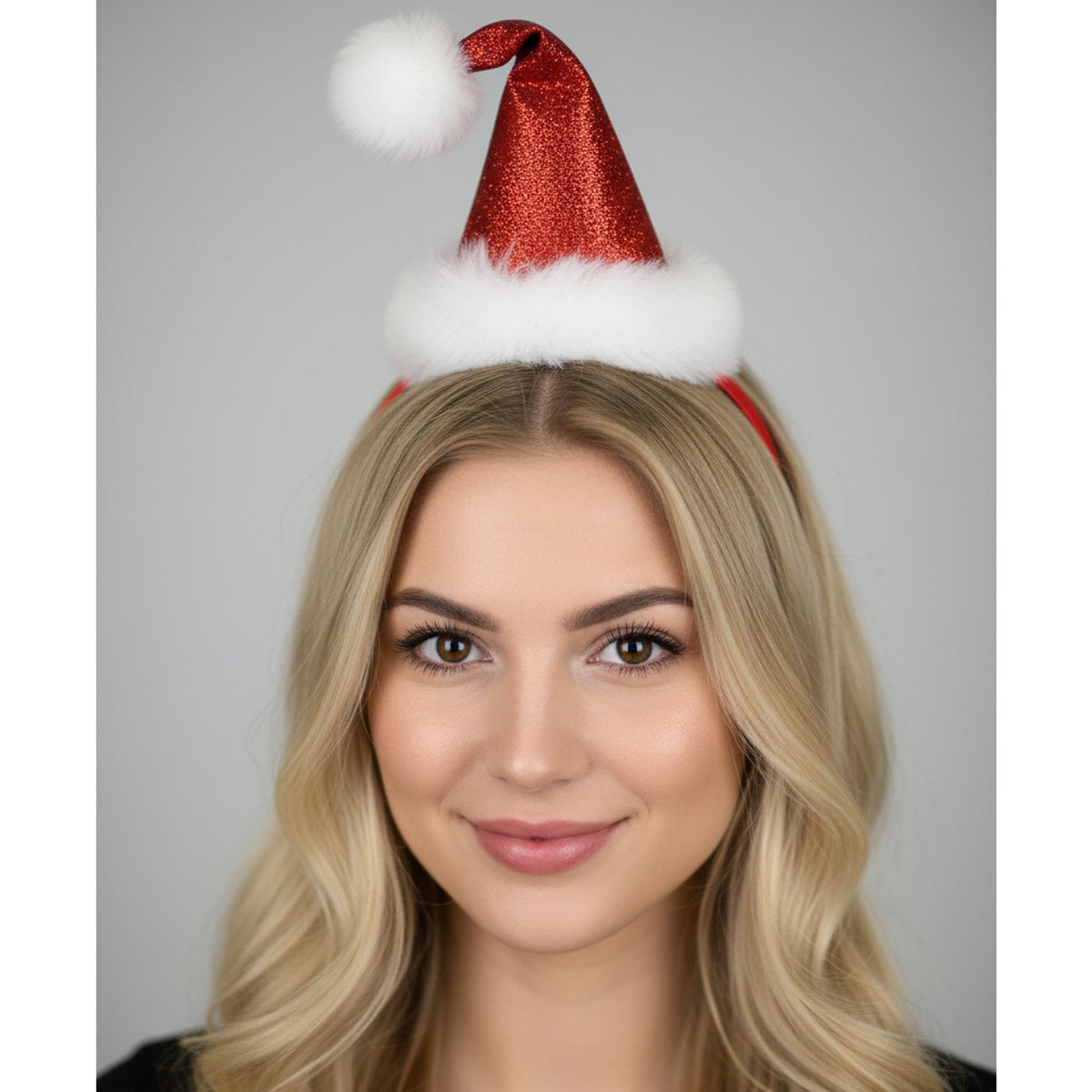  Santa Hat/Xmas Tree Headband For Women CHristmas Headbands Hairloop For Christmas Party Decoration Headwear - ForBaysyAngel